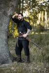 Mittelalter-Kniebundhose "Veli" Schwarz XXL