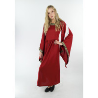 Noble viscose dress "Ivette" Red/white XXXL