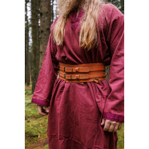 Tunic with border "Halvor" Red