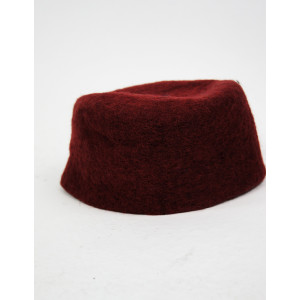 Cappellino in feltro di lana "Hans" Rosso