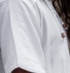 Camicia medievale manica corta "Eric" Bianco M