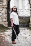 Mittelalter-Kurzarmhemd "Eric" Weiß XL