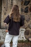 Medieval short sleeve shirt "Eric" Brown S