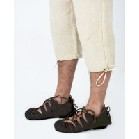 Pantaloni al ginocchio medievali "Veli" Colori canapa