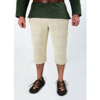 Pantalones medievales de rodilla "Veli"  Cáñamo