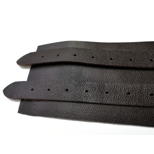 Viking belt "Solveig" - Dark brown 100 cm