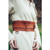 Robust Viking belt "Ingrid" Cognac Brown 90 cm
