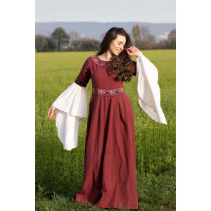 Edles Kleid mit Bordüre "Yala" Rot