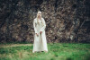 Vestido vikingo de algodón "Valdis" Natural XL