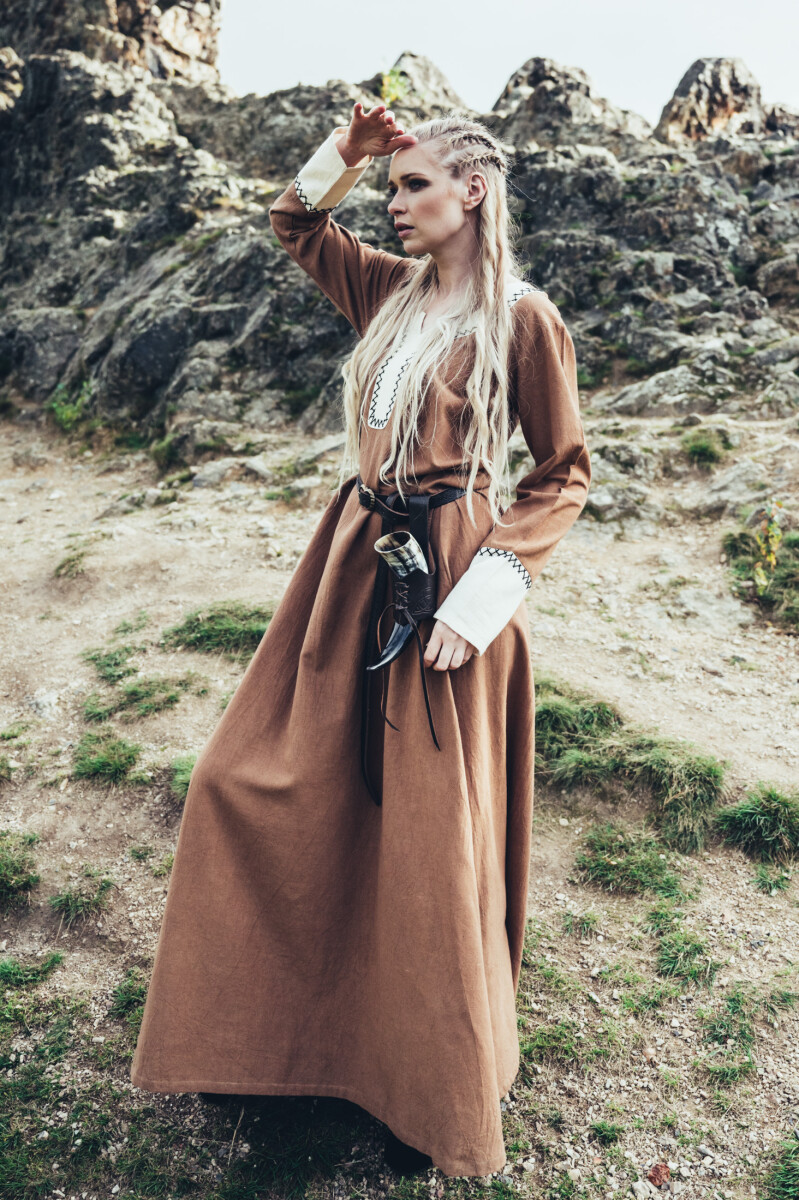 Viking dress "Freya" Sand XXL
