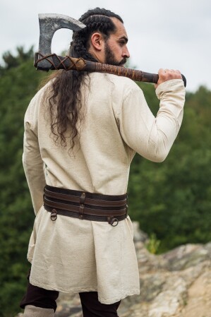 Wikinger Leinentunika "Ragnar" Natur S