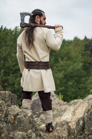 Wikinger Leinentunika "Ragnar" Natur S