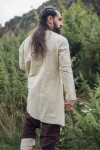 Tunique de lin viking "Ragnar" Ècru L