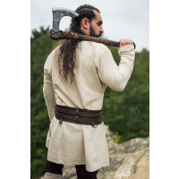 Tunique de lin viking "Ragnar" Ècru XXXL