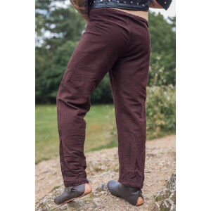 Linen pants "Asmund" Dark brown S