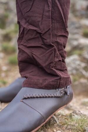 Leinenhose "Asmund" Dunkelbraun L