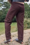Linen pants "Asmund" Dark brown XXL