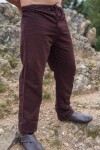 Linen pants "Asmund" Dark brown XXXL