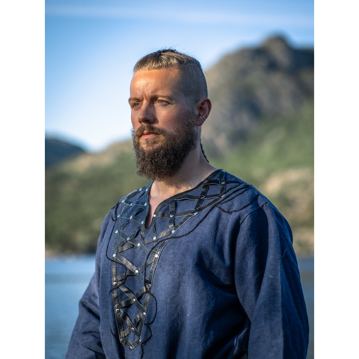 Viking Tunic Erik Dark Blue