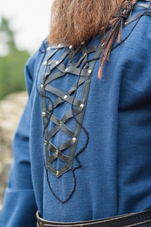 Tunique Viking "Erik" bleu foncé M