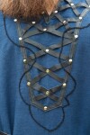 Viking Tunic "Erik" Dark Blue XXXL