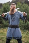 Tunique viking "Erik" Bleu-gris M