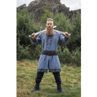 Tunique viking "Erik" Bleu-gris XXXL