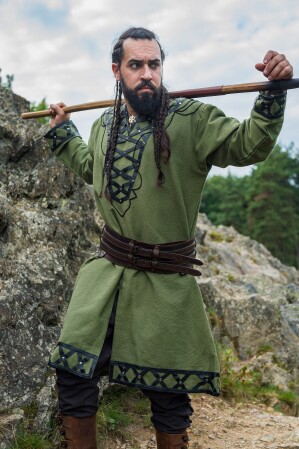Viking Tunic "Erik" Green L