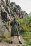 Wikinger Tunika kurzarm "Rollo" Grün S