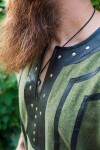 Viking tunic short sleeve "Rollo" Green XXXL