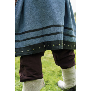 Tunique viking à manches courtes "Rollo" Bleu gris S