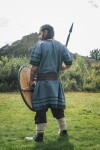 Tunique viking à manches courtes "Rollo" Bleu gris M