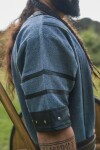Wikinger Tunika kurzarm "Rollo" Blaugrau XXL