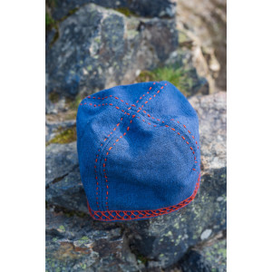 Viking cap with embroidery "Anders" Blue grey XXL/XXXL- 62/64