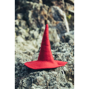 Sombrero de bruja para niños "Dolores" Rojo