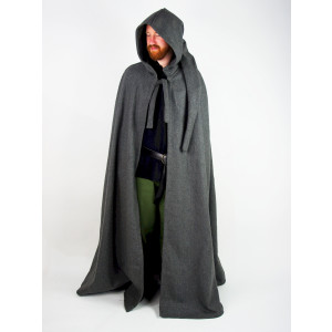 Woollen cape with long hood "Raik" Length 160...