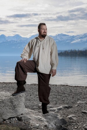 Medieval trousers "Gerold" Dark brown XXL