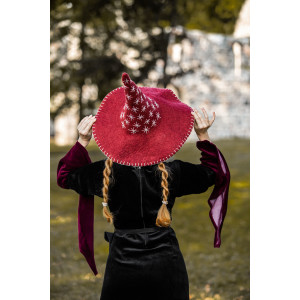 Witch hat "Star" Red