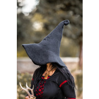 Witch hat "Glinda" Black