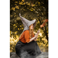 Sombrero de bruja "Glinda" Marrón natural