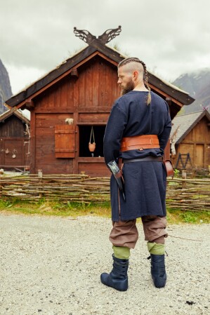 Viking Tunic "Hugin & Munin" Black S