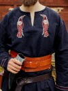Viking Tunic "Hugin & Munin" Black S