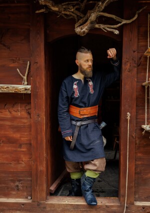 Tunique viking "Hugin & Munin" Noir M