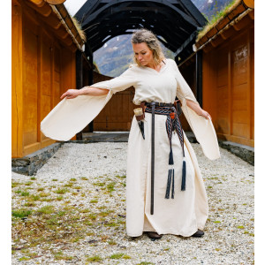 Medieval dress "Begina" Natural