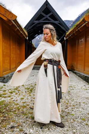 Vestido medieval "Begina" Natural XS