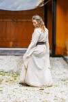 Robe médiévale "Begina" Ècru M