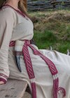 Wikinger Gürtel "Elina" Rot