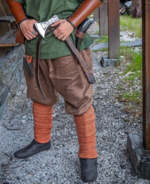 Culotte en lin Viking "Wodan" Marron M
