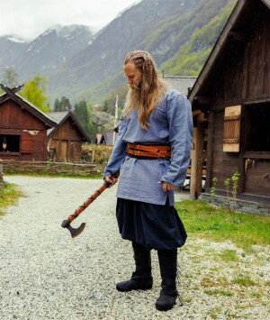Viking tunic "Torsten" Blue Gray S