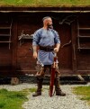 Viking tunic "Torsten" Blue Gray S